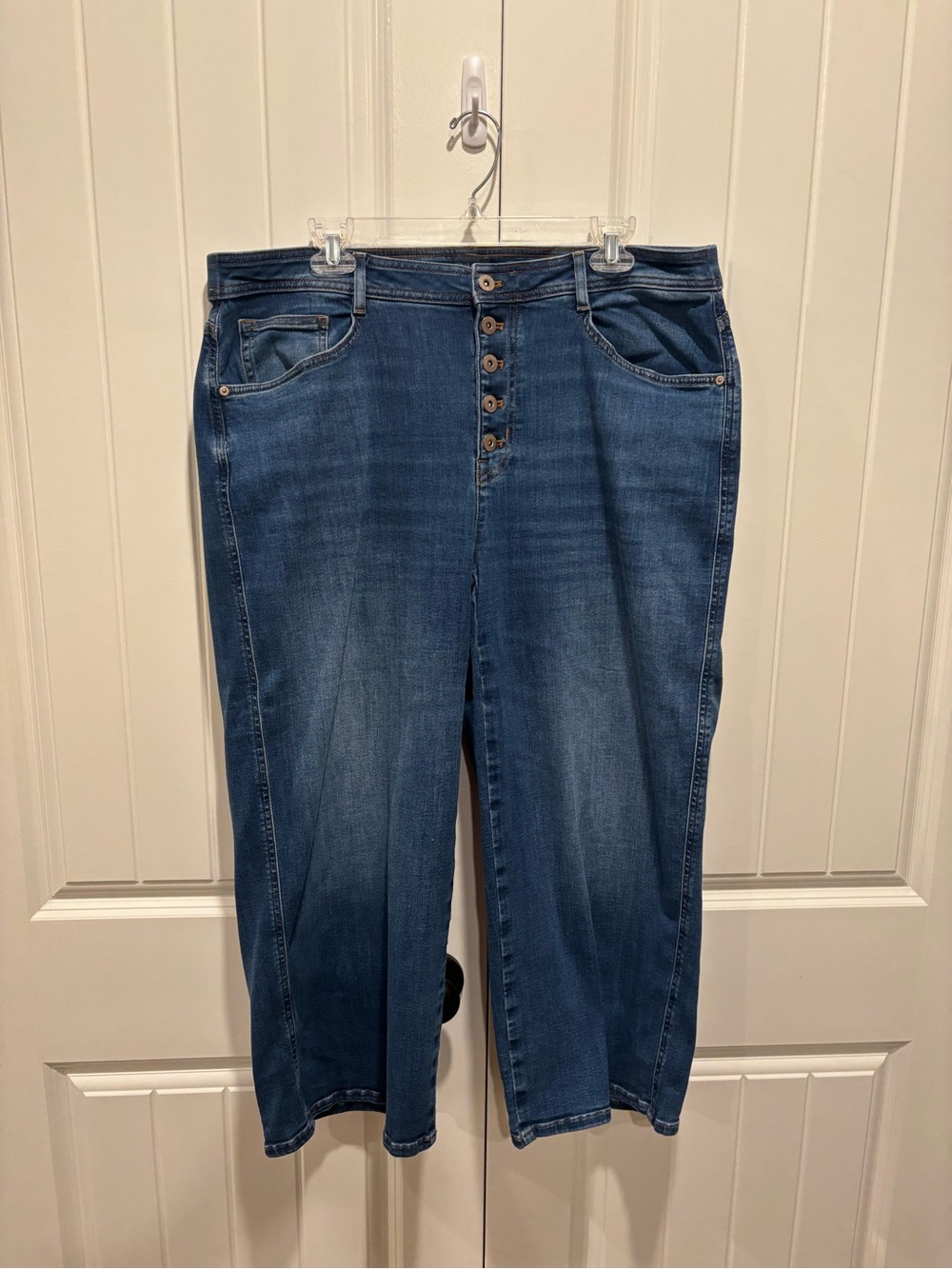 J. Jill Mid-Rise Ankle Jeans in Dark Blue Wash
